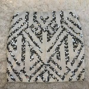 EXPRESS Sequin Bodycon Skirt